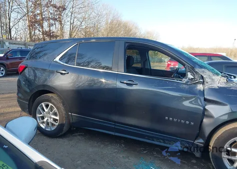 2022 Chevrolet Equinox Fwd Lt из США, поврежденный, VIN 3GNAXKEV2NS178614